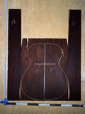Set de Fondo y Aros de Cocobolo (Dalbergia Retusa) - tamaño OM o 000